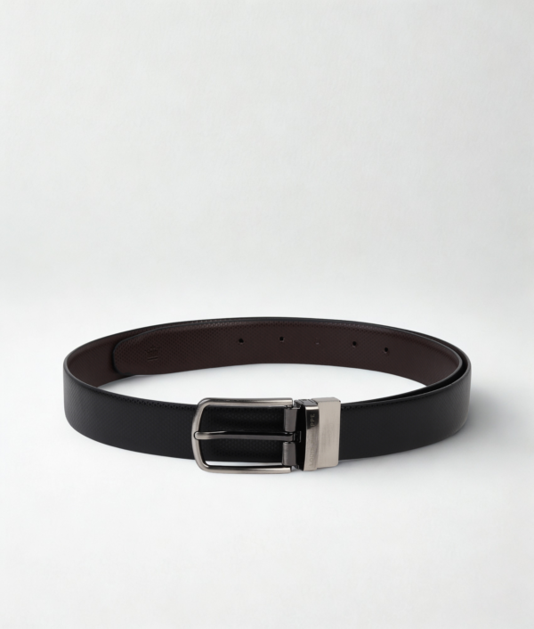 Louis Philippe Reversible Leather Belt for Men
